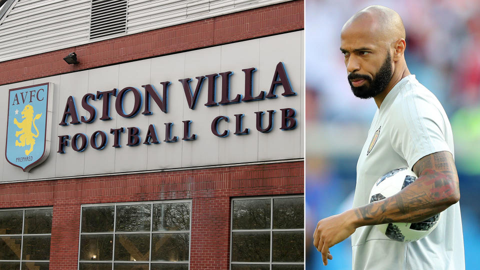 Thierry Henry looks set to take up a big job at Aston Villa.