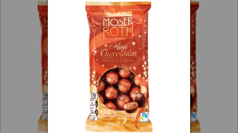 Moser Roth hazelnut creme chocolates