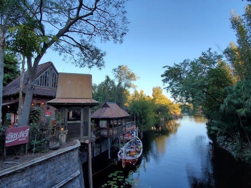 asia section of animal kingdom near the water