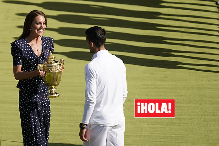 Kate Middleton y Novak Djokovic