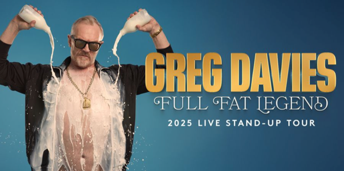 Greg Davies is setting out on his Full Fat Legend tour from January 2025. (Avalon)
