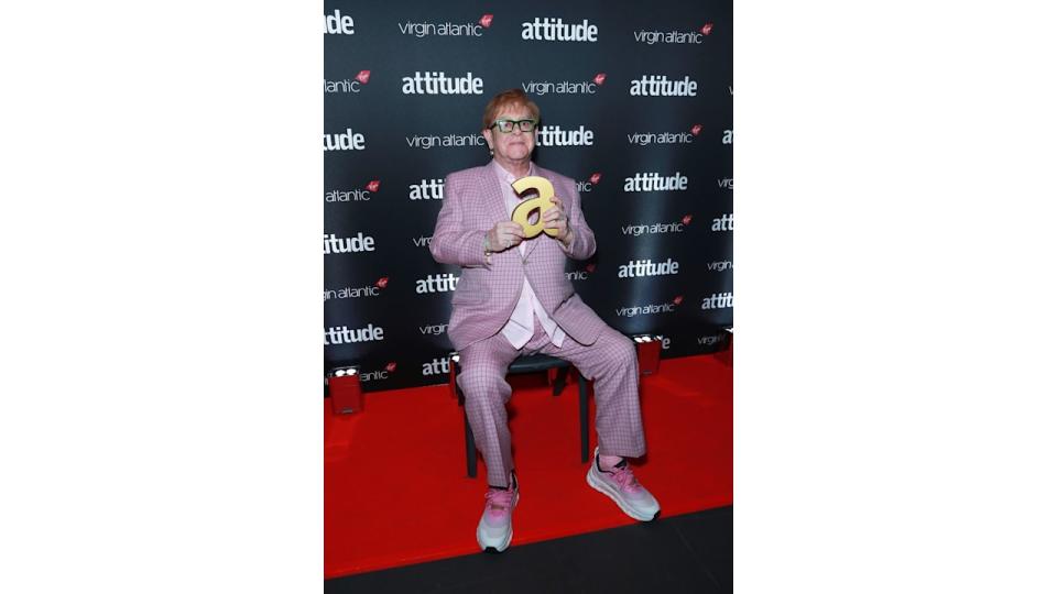 Sir Elton John was honoured with the Legacy award