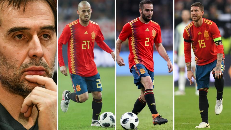 Lopetegui has so many nailed-on stars like Silva, Carvajal and Ramos to select from