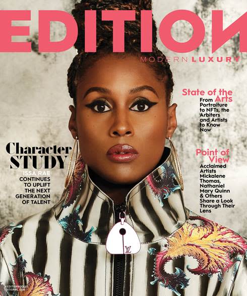 Issa Rae covers Edition By Modern Luxury Magazine