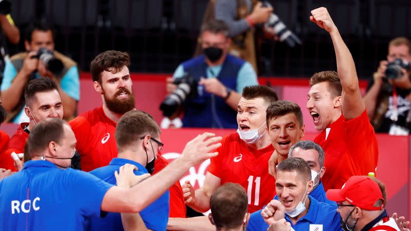 Volleyball - Men's Semifinal - Brazil v The Russian Olympic Committee