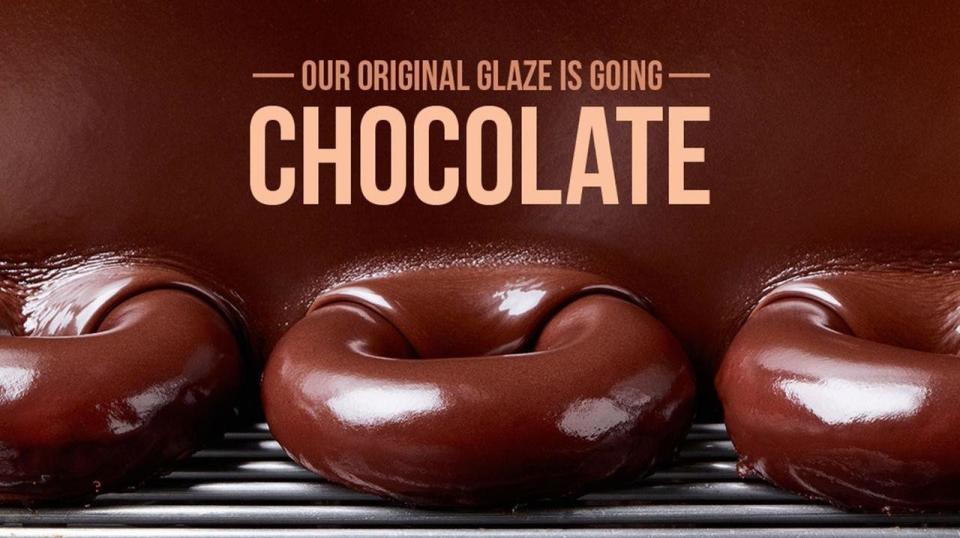 Krispy Kreme Celebrates Solar Eclipse With Limited Edition Chocolate-Glazed Doughnuts