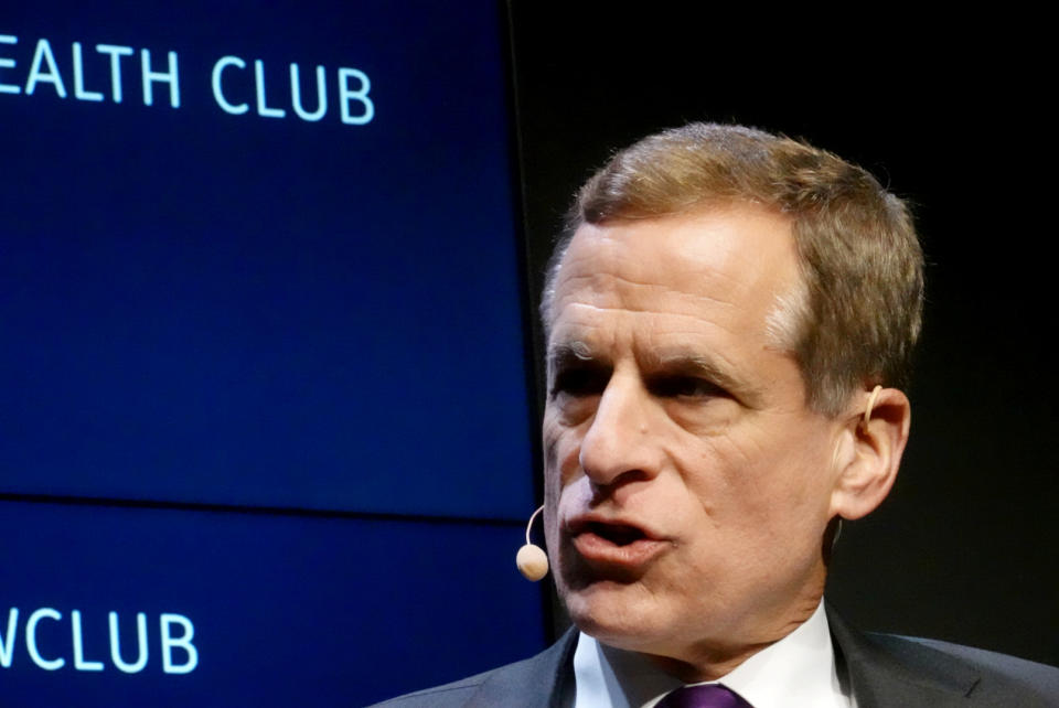 Dallas Federal Reserve Bank President Robert Kaplan speaks at the Commonwealth Club in San Francisco, U.S., October 11, 2019. REUTERS/Ann Saphir