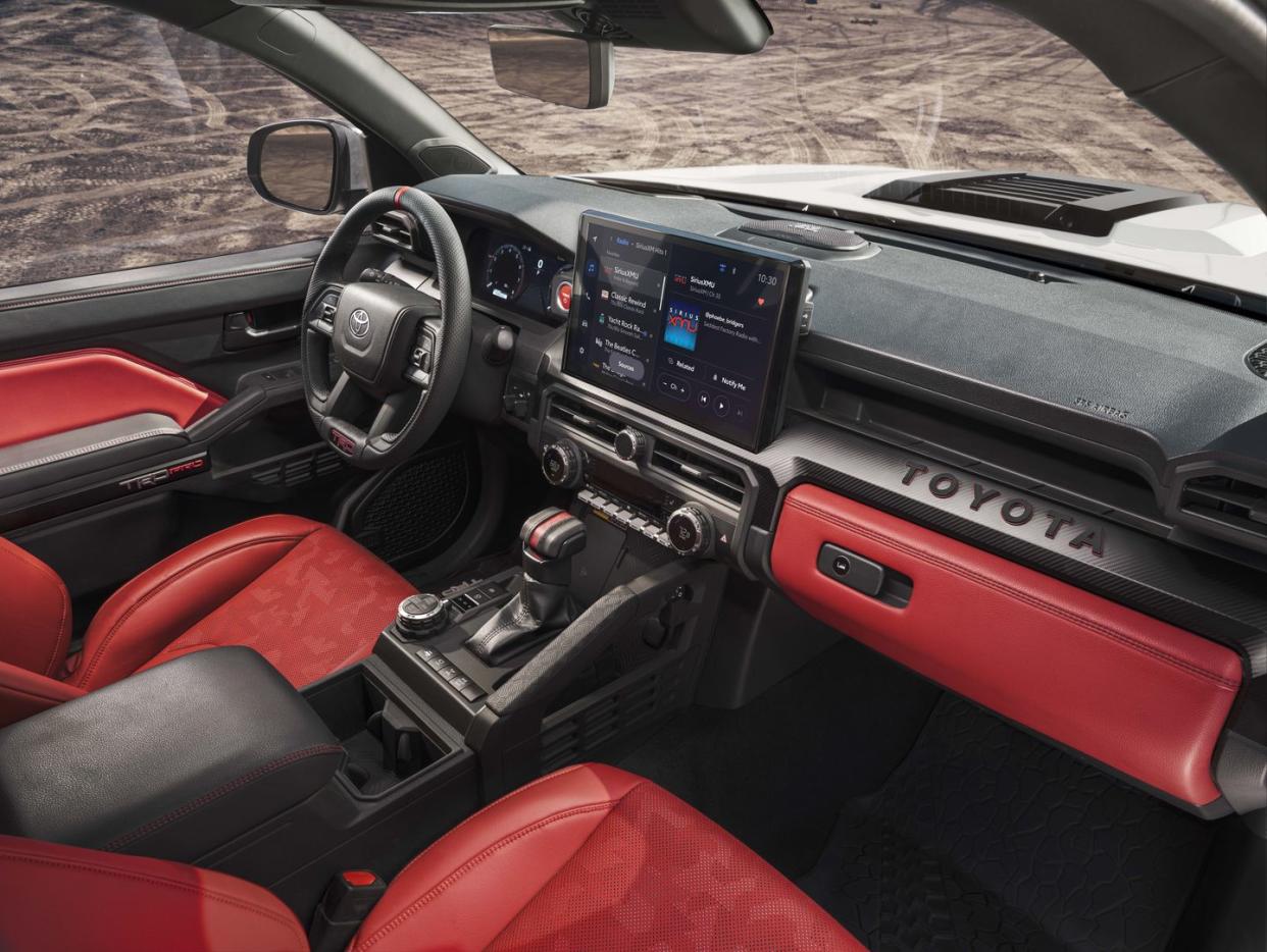 toyota tacoma 2024 seats on the trd pro model