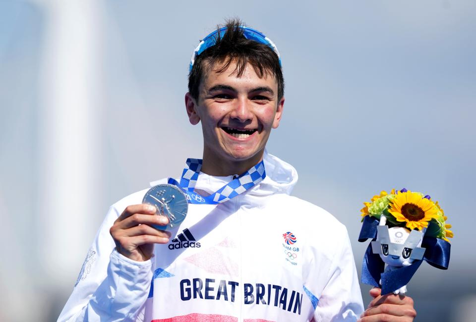 Triathlete and Olympic silver medallist Alex Yee also trained at Loughborough University (Martin Rickett/PA) (PA Wire)