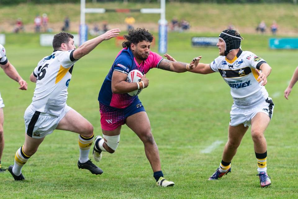 The one that got away for Cornwall RLFC against North Wales <i>(Image: Colin Bradbury)</i>