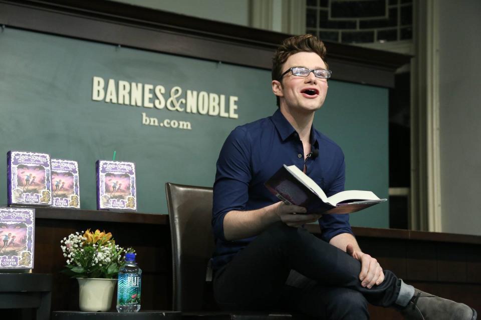 <p>Chris Colfer knows a thing or two about making fairy-tale dreams come true. After starring for six seasons as Kurt Hummel on <em>Glee</em> (and winning a Golden Globe for the role), Chris turned his attention to writing and final finished the book that he had been working on since he was 7 years old, he told the <em><a href="https://www.miamiherald.com/entertainment/ent-columns-blogs/jordan-levin/article1974315.html" rel="nofollow noopener" target="_blank" data-ylk="slk:Miami Herald" class="link ">Miami Herald</a></em>.</p><p>That book became the first in his <em>Land of Stories</em> series, which focuses on a twin brother and sister who find themselves in a magical kingdom that also happens to be the home of familiar characters, including Cinderella, Goldilocks, and Sleeping Beauty. The best-selling YA series now includes six books, with plans to expand to universe with stories about other characters and even a TV show in the works, according to the <em><a href="https://www.hollywoodreporter.com/heat-vision/chris-colfer-shawn-levy-tackling-land-stories-movie-fox-1013051" rel="nofollow noopener" target="_blank" data-ylk="slk:Hollywood Reporter" class="link ">Hollywood Reporter</a></em>. </p><p><a class="link " href="https://www.amazon.com/Wishing-Spell-Land-Stories/dp/0316201561?tag=syn-yahoo-20&ascsubtag=%5Bartid%7C2140.g.33987725%5Bsrc%7Cyahoo-us" rel="nofollow noopener" target="_blank" data-ylk="slk:Buy the Book">Buy the Book</a></p>