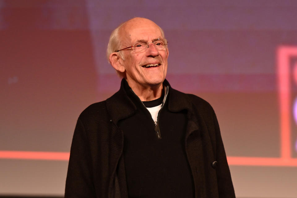 Christopher Lloyd attends the C2E2 Chicago Comic & Entertainment Expo