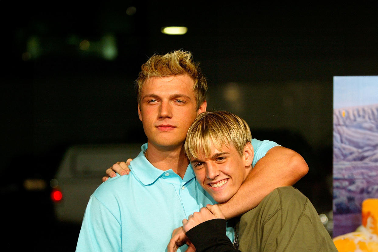 Aaron and Nick Carter Frazer Harrison/Getty Images