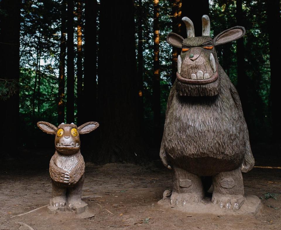 Gruffalo Hunt: children can run about looking for the Julia Donaldson creature as part of a quiz