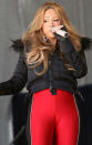 Mariah Carey's ski suit hugged her every curve during her performance at the Top of the Mountain Concert in Austria this year.