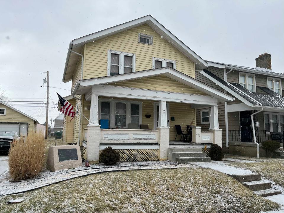 Jesse Owens lived in this house on South Oakley Street in the Hilltop while a student at Ohio State and a member of the 1936 U.S. Olympic Team. The Morris and Tina Shelton family now own the home.