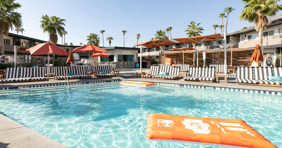 "The Bell" offers guests exclusive Taco Bell dishes, branded pool floaties and more (Courtesy: Taco Bell)