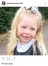 <p>LIberty X singer Michelle Heaton, 37, shared this sweet picture of her daughter Faith heading off to school. <i>(Photo: Instagram)</i><br></p>