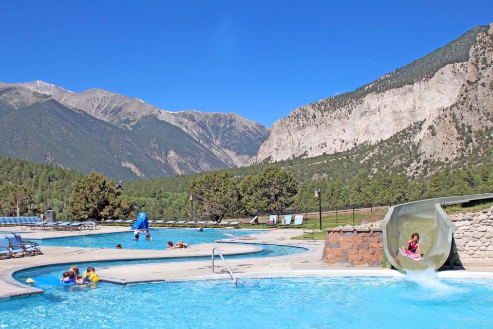 Mount Princeton Hot Springs Resort family pool, Nathrop (Mount Princeton Hot Springs Resort)