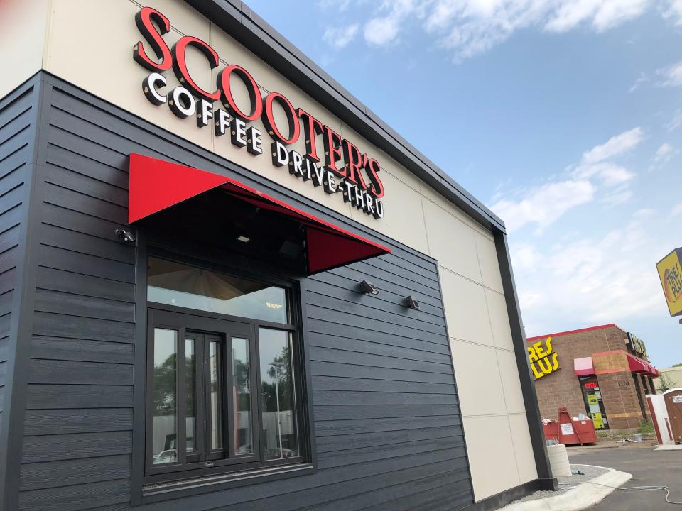 The St. Cloud Scooter's Coffee Drive-Thru location, pictured Aug. 10, 2021, will open later in the month.