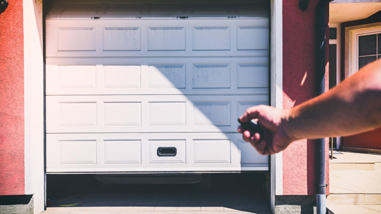 Garage door PVC.