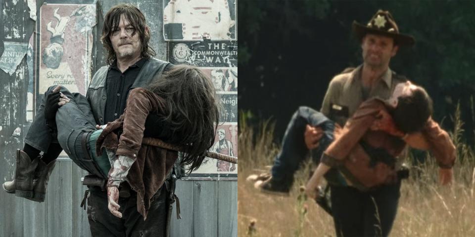 TWD 1123 Daryl and Judith vs Rick and Carl