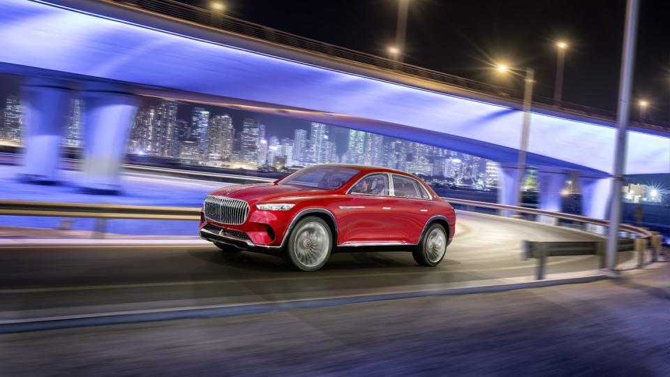 Luxus-SUV als Stufenheck: Auf der Peking Motor Show zeigt Mercedes-Maybach die Studie Vision Ultimate Luxury. Foto: Daimler AG
