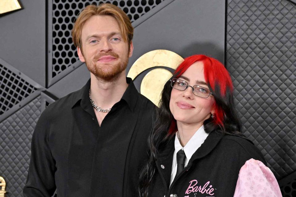 <p>Axelle/Bauer-Griffin/FilmMagic</p> FINNEAS and Billie Eilish attend the 66th GRAMMY Awards on February 04, 2024.