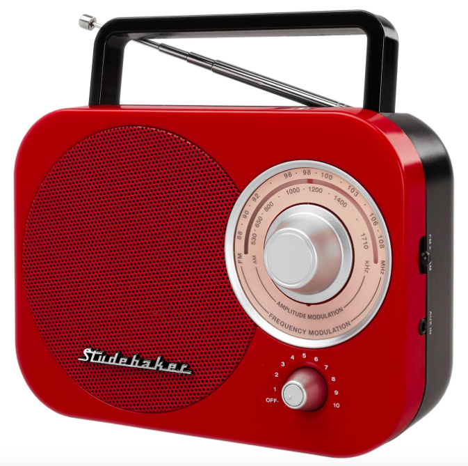 Studebaker Portable AM/FM Radio (Photo: Target)