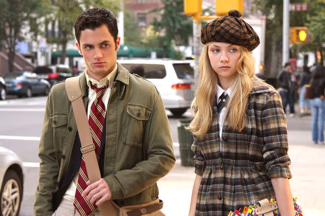 Cw Network/Kobal/Shutterstock Penn Badgley and Taylor Momsen on the original 'Gossip Girl'