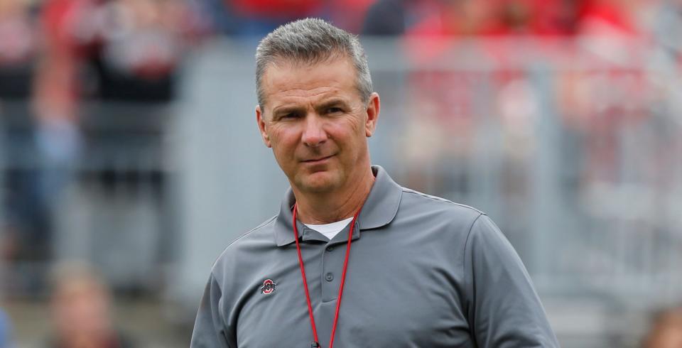 Urban Meyer’s three-game suspension has ended and his return news conference was something. (AP)