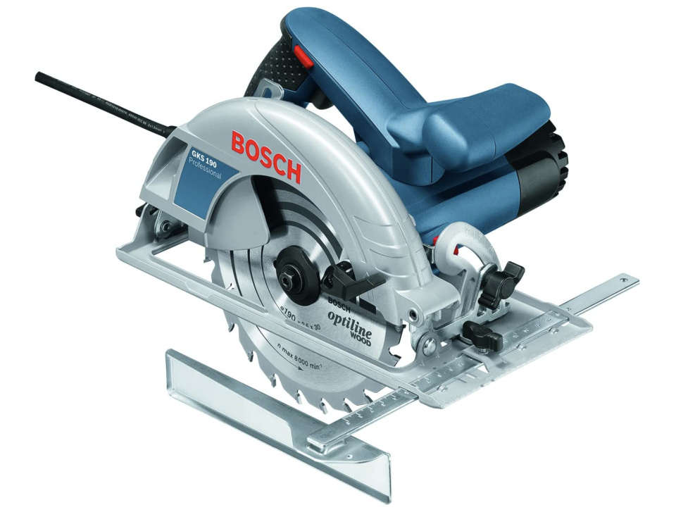 Bosch Professional Handkreissäge GKS 190 (1400 Watt, Kreissägeblatt: 190 mm, Schnitttiefe: 70 mm, in Karton)