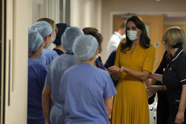 Royal visit to the Royal Surrey County Hospital