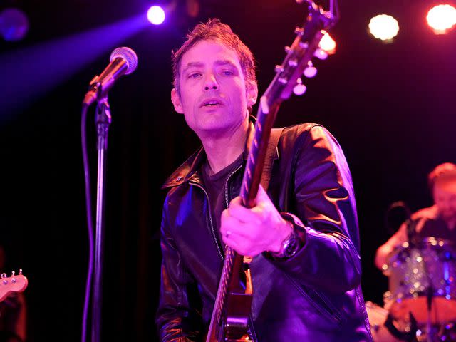 <p>Scott Dudelson/Getty</p> Bob Dylan's son Jakob Dylan of The Wallflowers performs onstage during the Gates of the West concert on January 11, 2020 in West Hollywood, California.