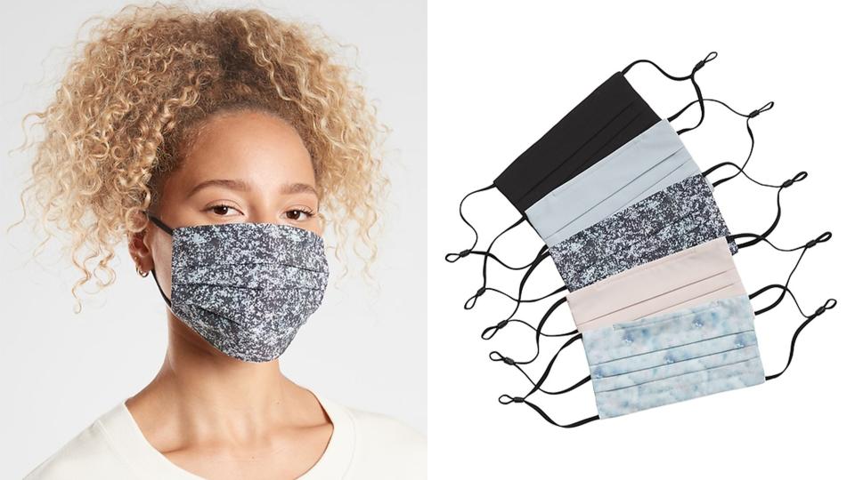 Athleta masks are our top choice for a reusable face mask.