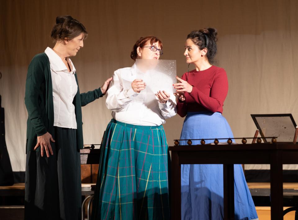 Performing in "Silent Sky" are Joan-marie Dewsnap, of Braintree; MJ Brennan Sangiolo, of Plymouth; and Karin Henderson, of Plymouth.