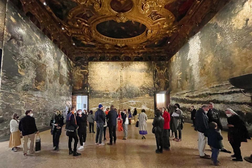 In Piazza San Marco is Anselm Keifer's installation at the Palazzo Ducale at the 59th Venice Art Biennale