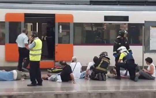 The incident happened during the morning rush hour at the Francia station, in the city centre - Credit: RTVE.es