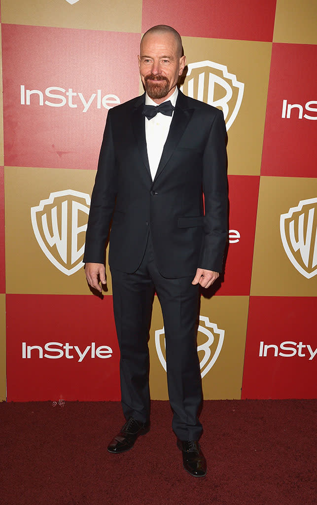 Bryan Cranston attends the 2013 InStyle and Warner Bros. 70th Annual Golden Globe Awards Post-Party held at the Oasis Courtyard in The Beverly Hilton Hotel on January 13, 2013 in Beverly Hills, California.