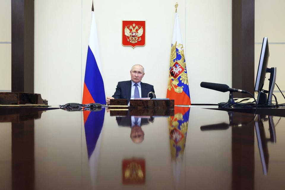 Wladimir Putin (Bild: Gavriil Grigorov/Pool Sputnik Kremlin/AP/dpa)