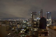 <p>A general view of Mexico City after an earthquake, in the early morning hours of Friday, Sept. 8, 2017. (AP Photo/Rebecca Blackwell) </p>