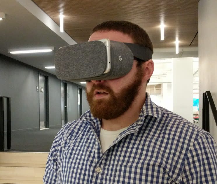 The Google Daydream View.