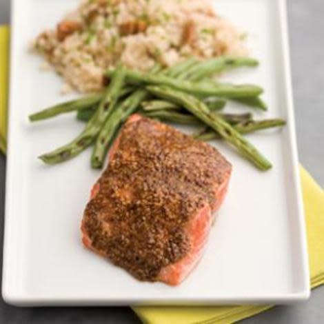 4-Ingredient Maple Mustard Salmon in 15 Minutes