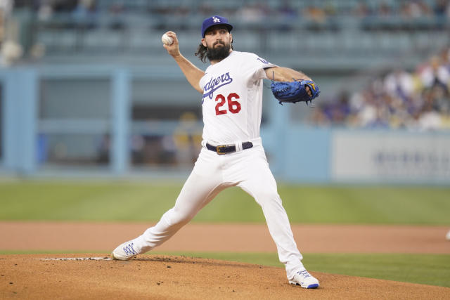 Tony Gonsolin goes on Dodgers' IL with inflamed shoulder; Dennis