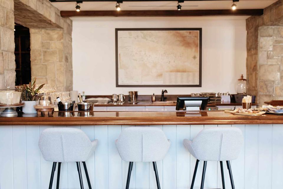 <p>Emily Hess, LUCA Branding/Courtesy of Visit Santa Barbara</p> Inside the Bacara Wine Tasting Room, in Santa Barbara. 