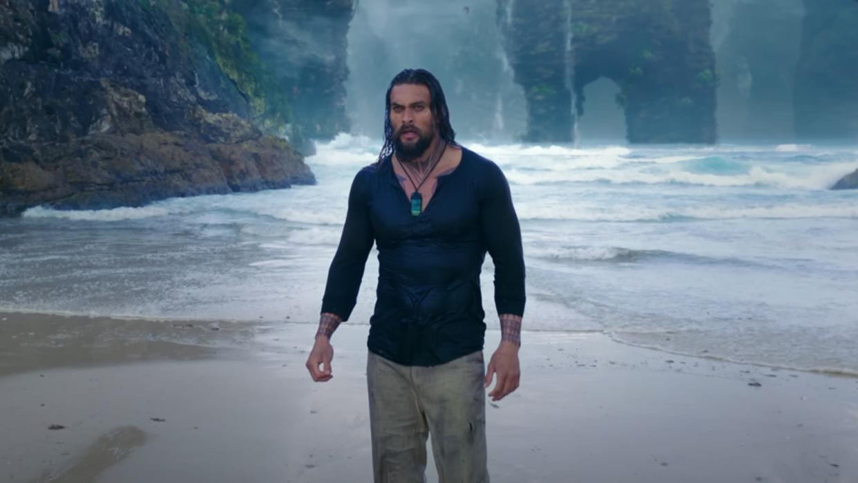  Jason Momoa and Yahya Abdul-Mateen II in Aquaman and the Lost Kingdom 