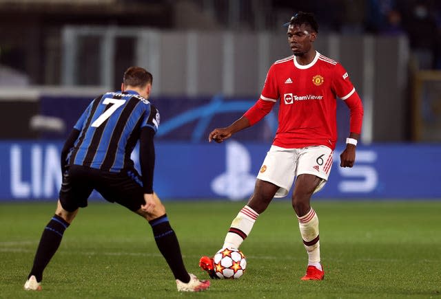 Paul Pogba played against Atalanta on November 2