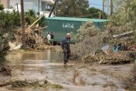 Flash floods on the island of Evia