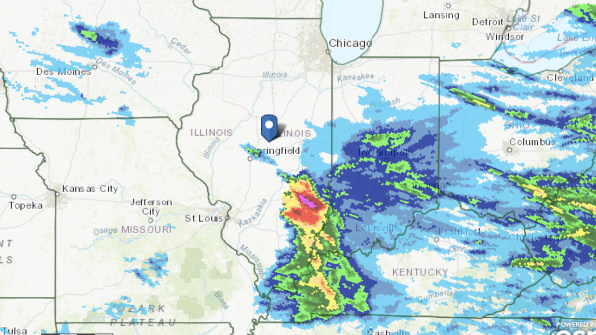 Illinois gets a foot of rain, the U.S.'s 3rd 1,000year rain in 1 week