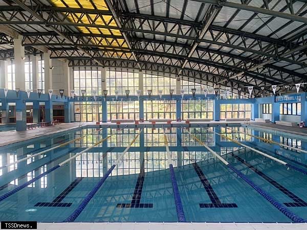 中和運動中心試營運期間游泳池開放免費體驗。（圖：新北市體育局提供）